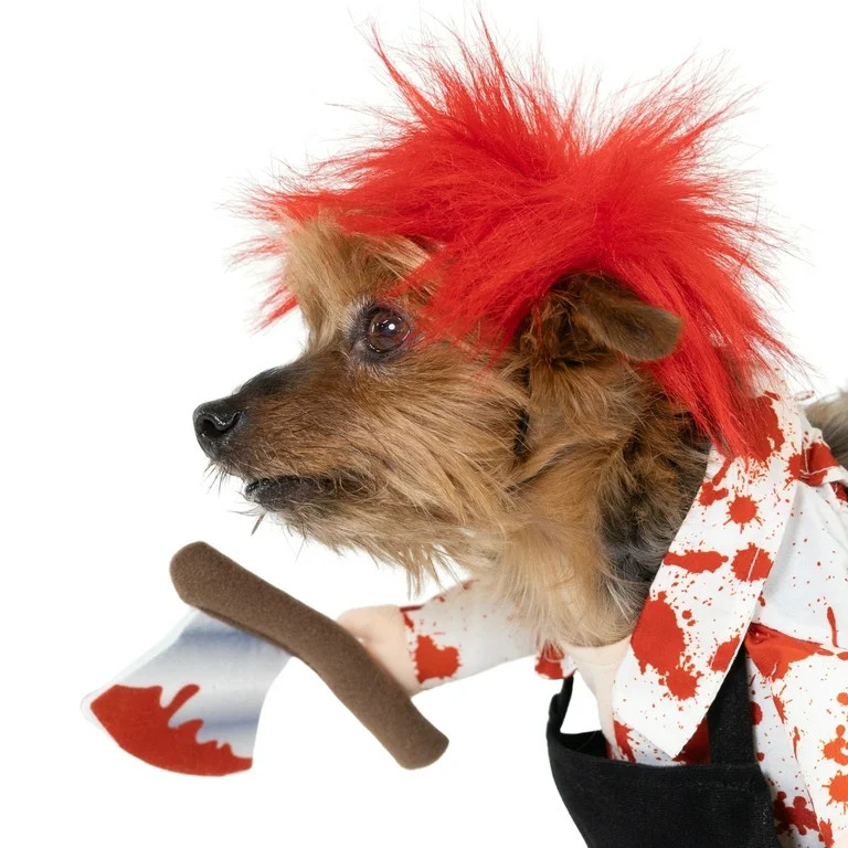 Vibrant Life Halloween Butcher Costume for Dogs and Cats, Multicolor, Extra Small | Walmart (US)