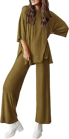 PRETTYGARDEN Two Piece Sets for Women Summer Fashion Lounge Matching Set 2026 Spring Travel Vacat... | Amazon (US)