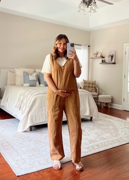 Bump friendly overalls — sized up to a large to grow into 

code: MADISON10


#LTKstyletip #LTKbump