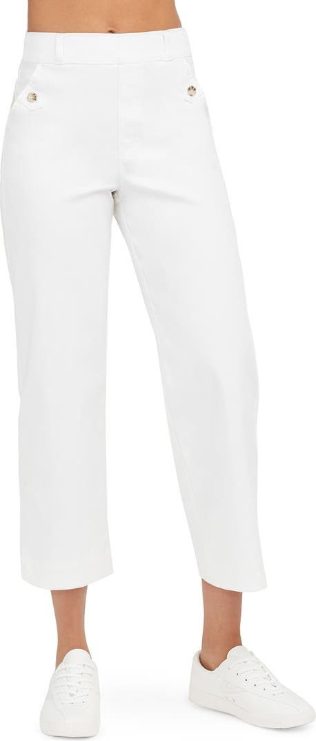 Wide Leg Twill Pull-On Pants | Nordstrom