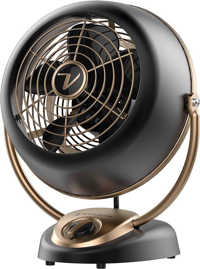 Vornado VFAN Alchemy Vintage Fan | Retro Metal Air Circulator for Cooling & Decor | 5 Speeds, Adj... | Amazon (US)