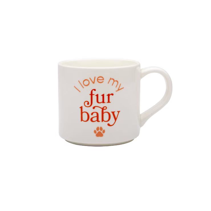 16oz Stoneware 'I Love My Fur Baby' Mug - Parker Lane | Target