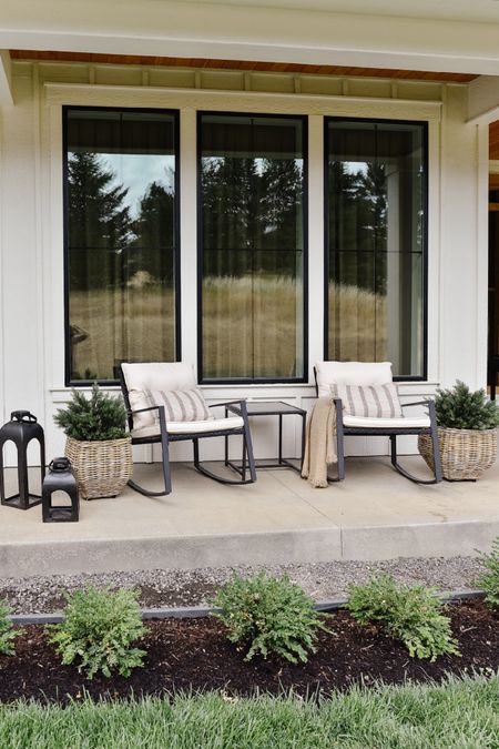 Our new outdoor rocking chairs from Wayfair have made our front porch so welcoming! They’re super comfortable and easy to assemble and I love that. It came with the side table as well.

#Wayfair #WayfairPartner  

#LTKHome #LTKGiftGuide #LTKSeasonal