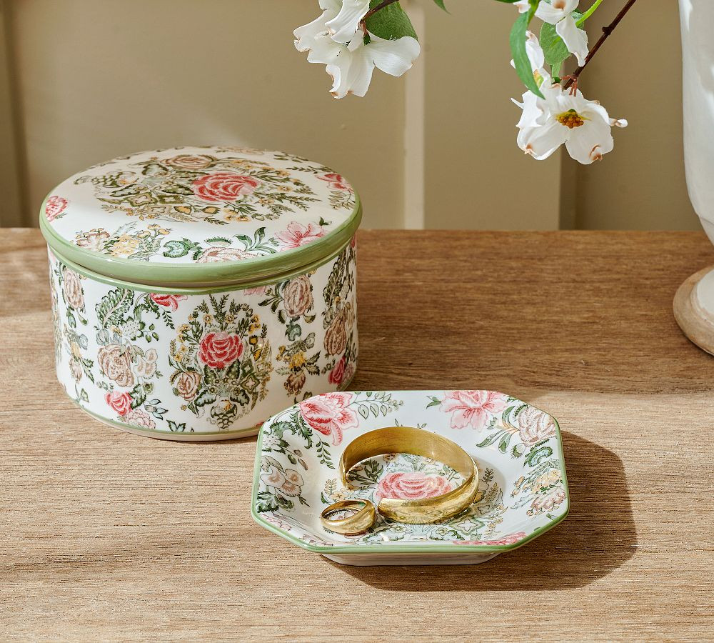 Kravet Rosehill Jewelry Catchall | Pottery Barn (US)