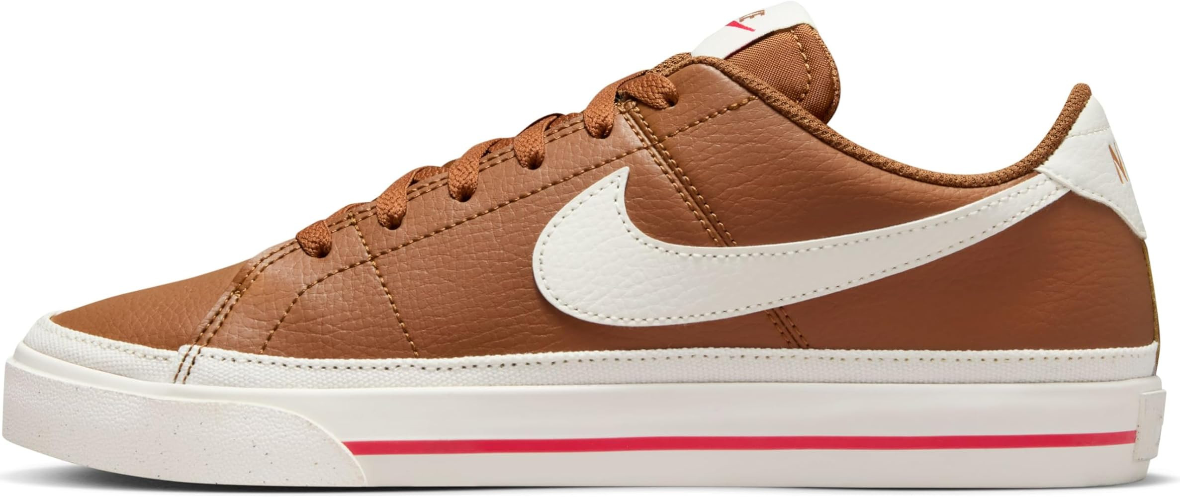 Nike Court Legacy Next Nature Women's Shoes (DH3161-200, Light British Tan/Fire Red/Sail) | Amazon (US)
