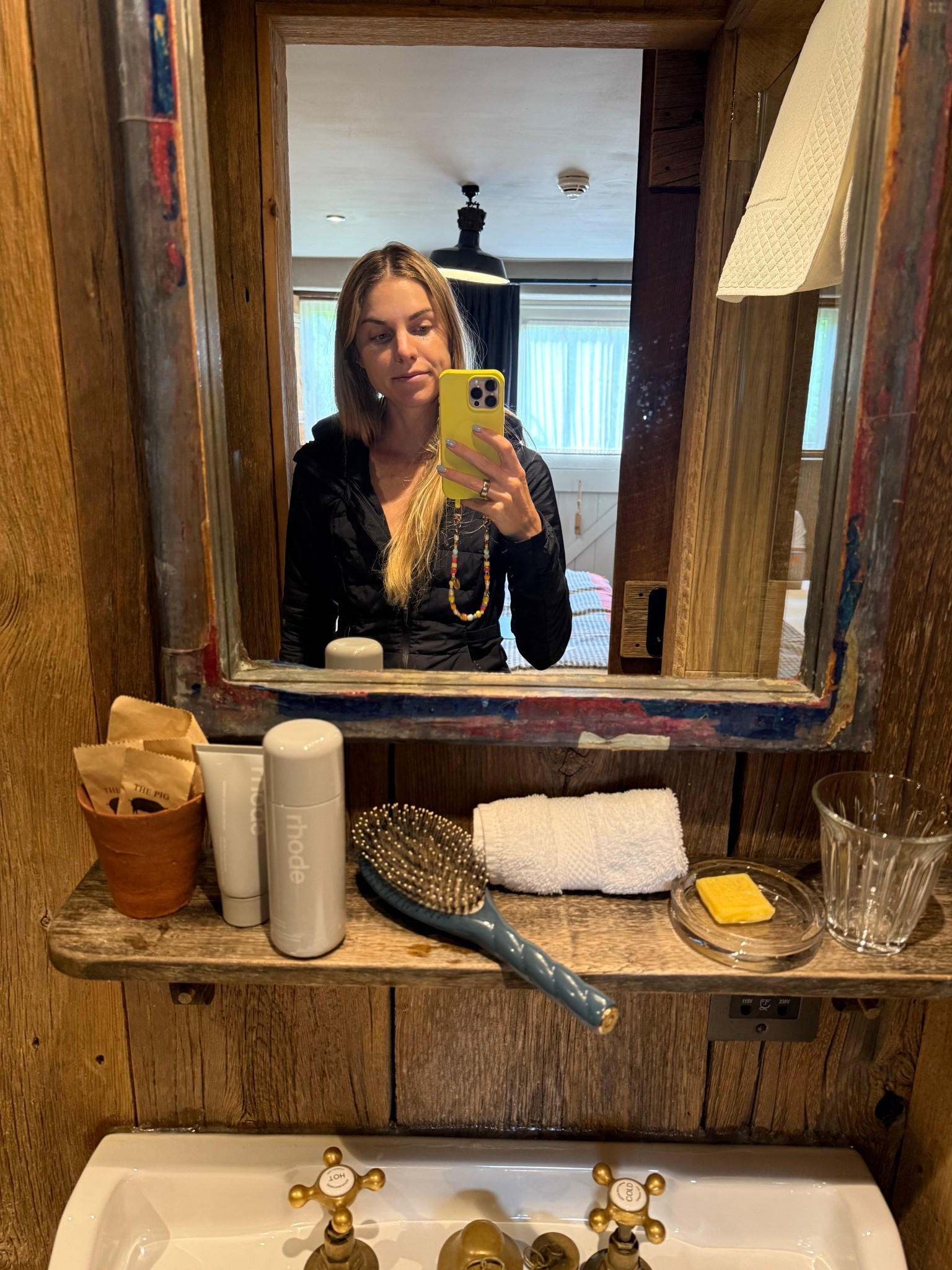 Love a train trip because I can bring all my liquids! Obsessed with my bone brosse hair brush and now with this dry weather, leaning on Rhode glazing milk! 

#LTKBeauty #LTKFindsUnder100