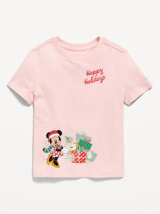 Disney© Minnie Holiday Graphic T-Shirt for Toddler Girls | Old Navy (CA)