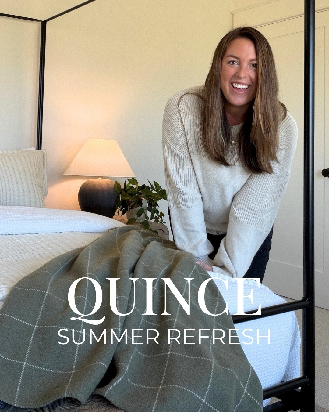 I’ve been slowly refreshing our bedroom for spring and wanted it to feel really calm, light, and layered… and this bedding from Quince is exactly that 🤍
The quality is so good, everything feels soft and breathable, and I love how the whites and creams make the whole space feel brighter and more put together!

If you’ve been wanting that cozy, elevated bedroom look, this is such an easy place to start
Ahop here on LTK! 
#QuincePartner @quince #liketkit @shop.ltk 

#LTKHome