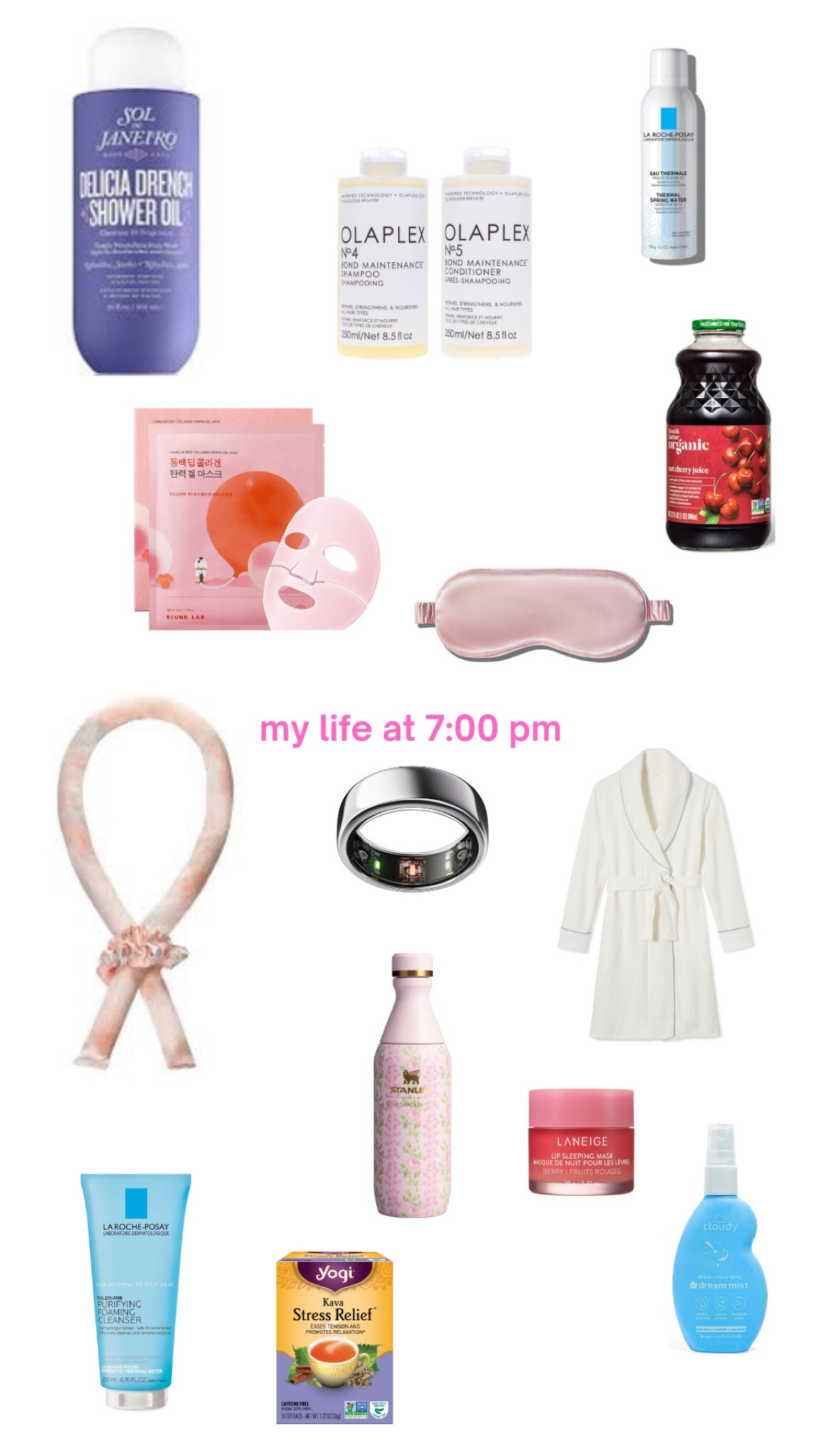 These are my most used and favorite products for my night routine! 💖