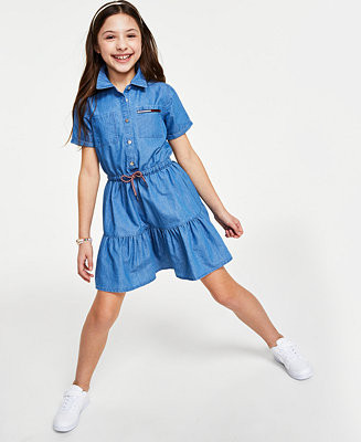 Big Girls Denim Shirt Dress | Macy's