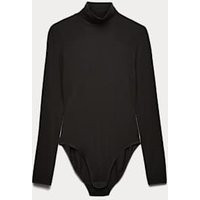 M&S Womens Heatgen™ Thermal Long Sleeve Polo Neck Body - 8 - Black, Black | Marks & Spencer (UK)