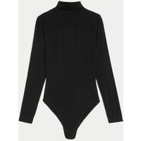 M&S Womens Heatgen™ Thermal Long Sleeve Polo Neck Body - 8 - Black, Black | Marks & Spencer (UK)