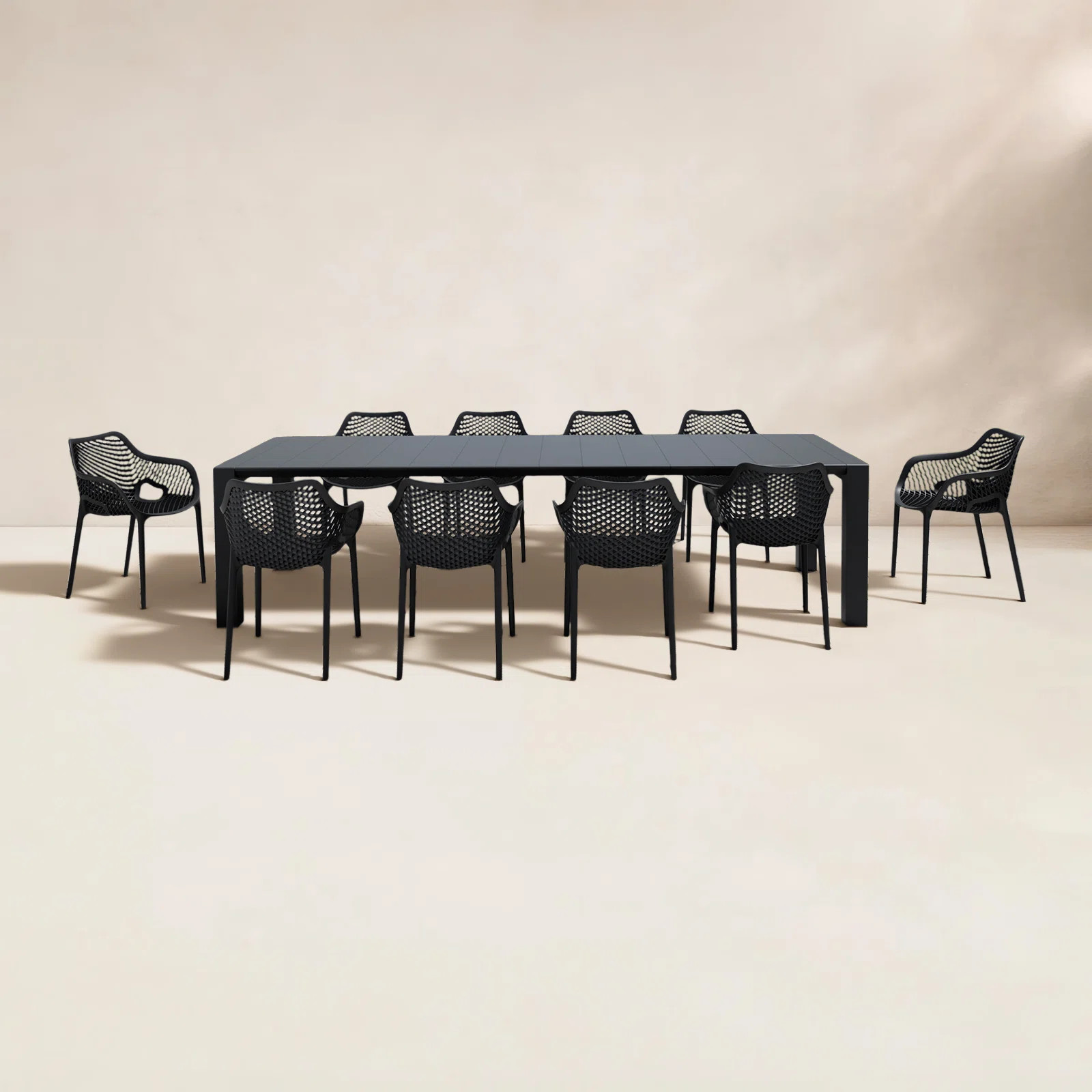Farrah Rectangular 10 - Person 102" Long Dining Set | Wayfair North America