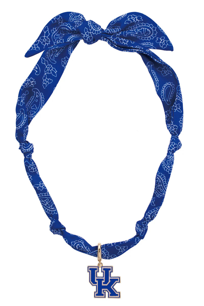 PREORDER 9/15: Kentucky Wildcats Logo Bandana Scarf Necklace | CANVAS