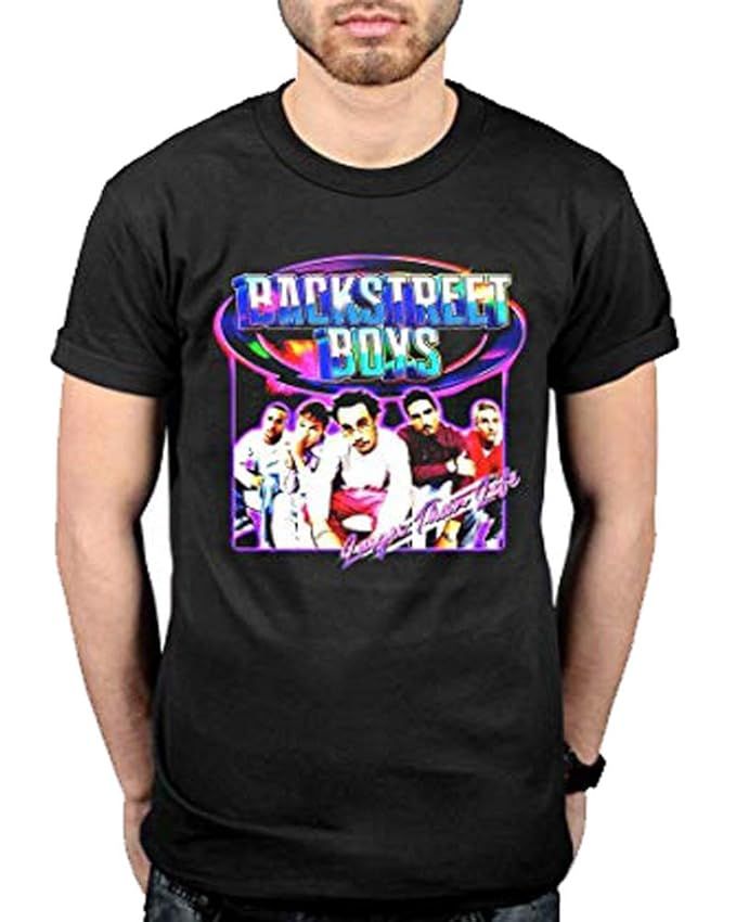 Backstreet Boys Larger Than Life Men's T-Shirt Black | Amazon (US)