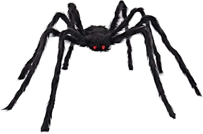 COOLJOY 50 INCH Halloween Decorations Realistic Hairy Spider Halloween Haunted House Decorations ... | Amazon (US)
