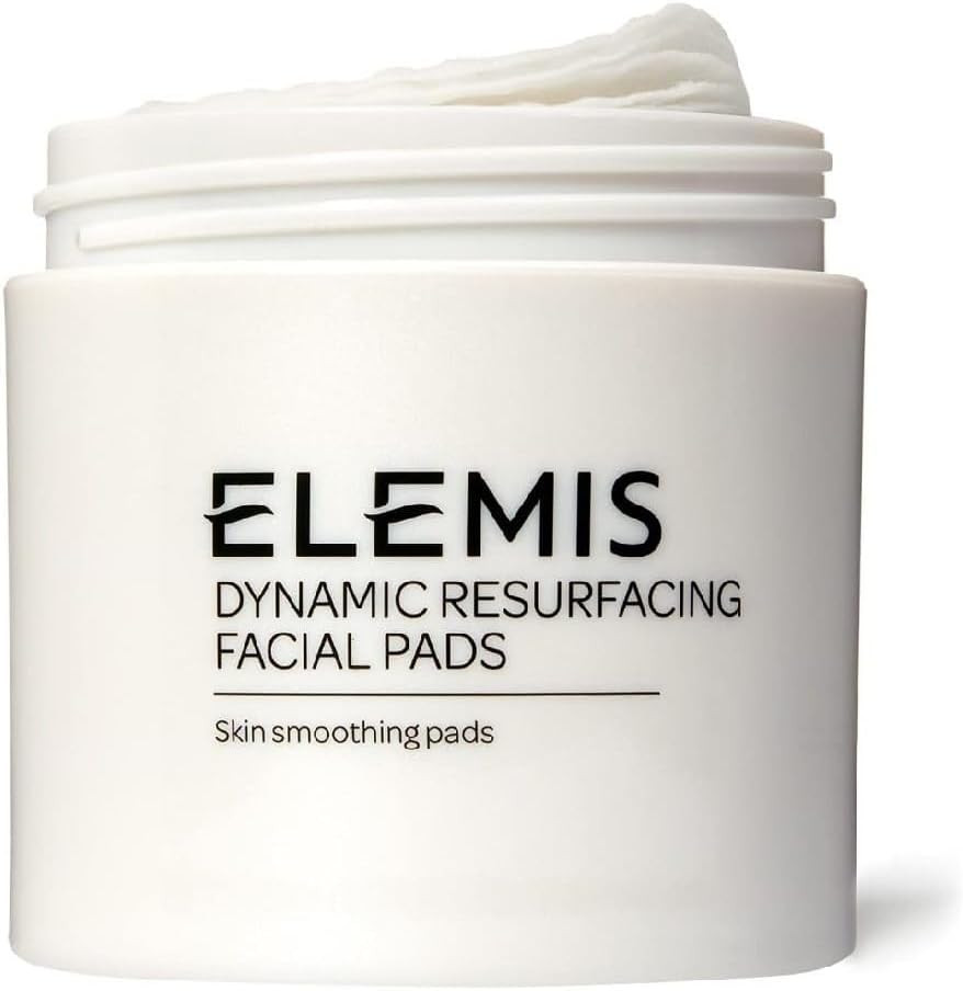 ELEMIS Dynamic Resurfacing Facial Pads, Exfoliating Face Pads with Tri-Enzyme Technology, Face Exfoliator to Smooth & Resurface, Gentle Exfoliating Pads to Encourage Skin Renewal, 60 Plastic-Free Pads | Amazon (UK)