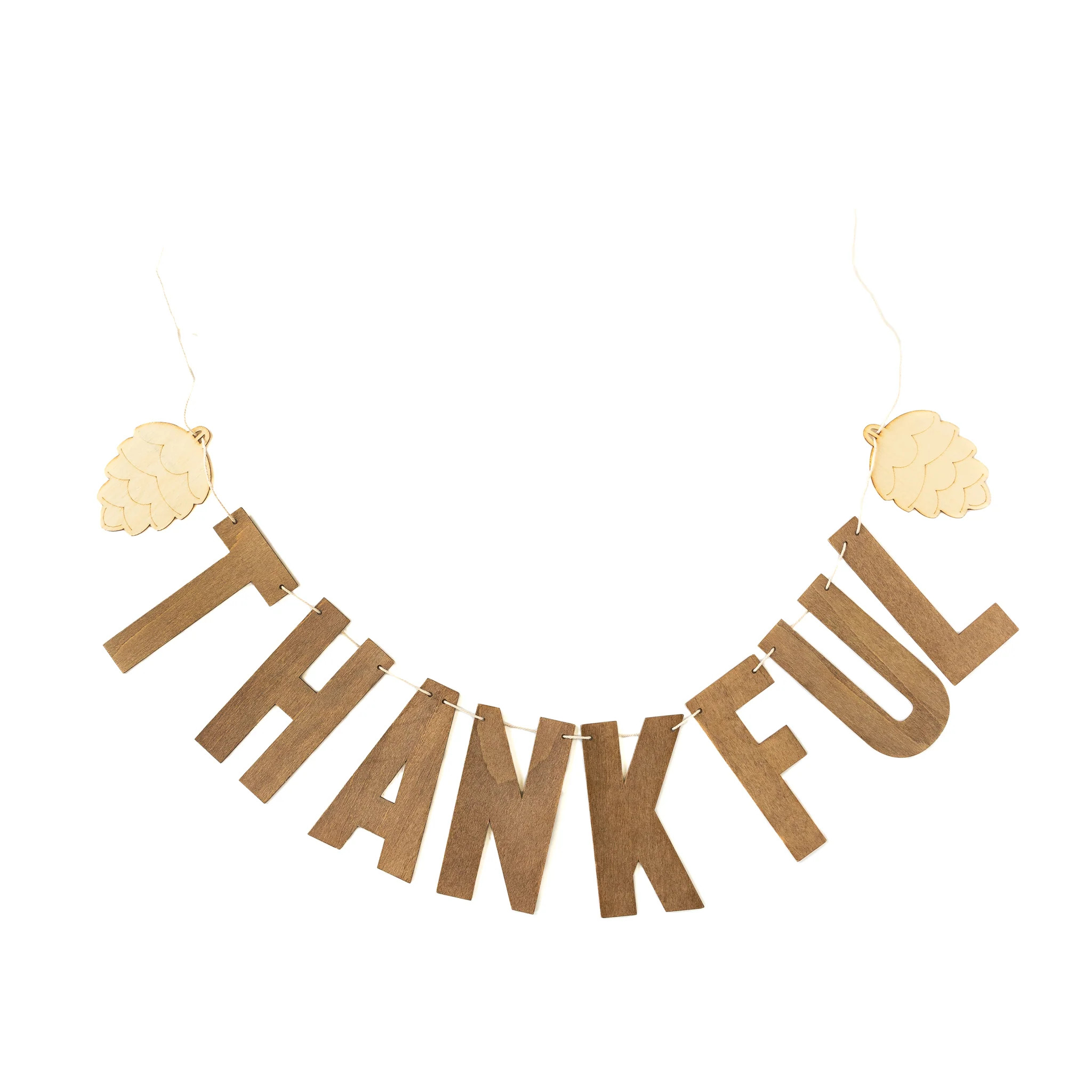 Wood Thankful Banner | My Mind's Eye