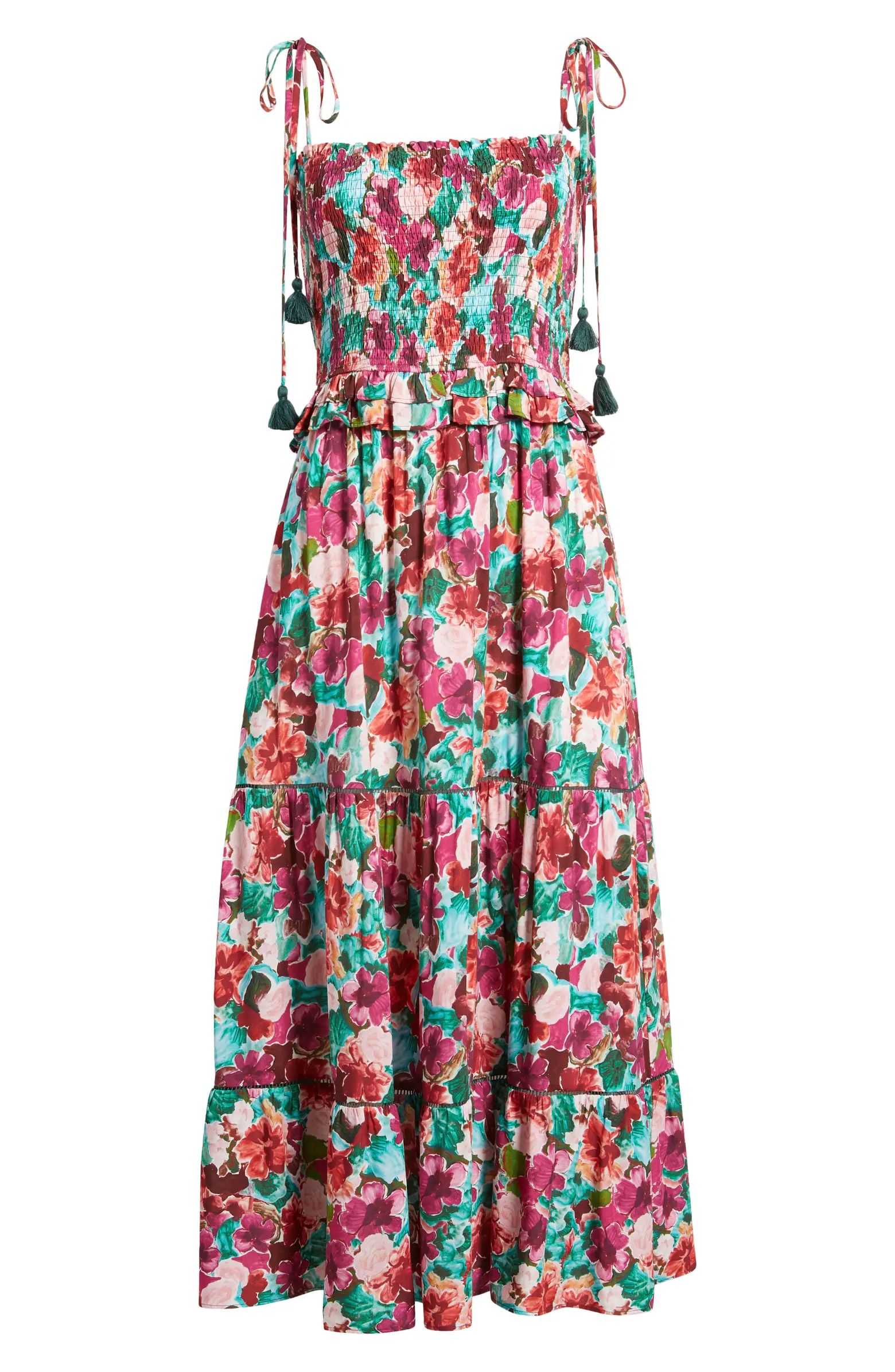 Lost + Wander Renoirs Terrace Floral Print Dress | Nordstrom | Nordstrom