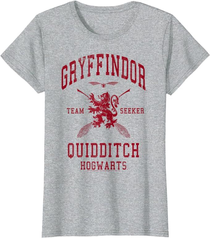 Harry Potter Gryffindor Quidditch Team Seeker T-Shirt | Amazon (US)