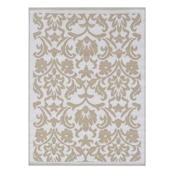 Beige Flower Plastic Outdoor Area Rug, 5x7








	
		
		
			
				4.6
			
			
				(
				5
				)
... | At Home