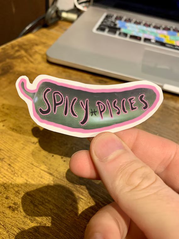 Pisces Sticker / Spicy Pisces / Zodiac Sign / Spice Lovers / | Etsy | Etsy (US)