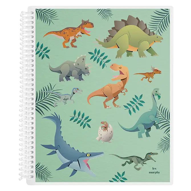 Jurassic World Dashing Dinos Kids Handwriting and Story Book | Erin Condren | Erin Condren