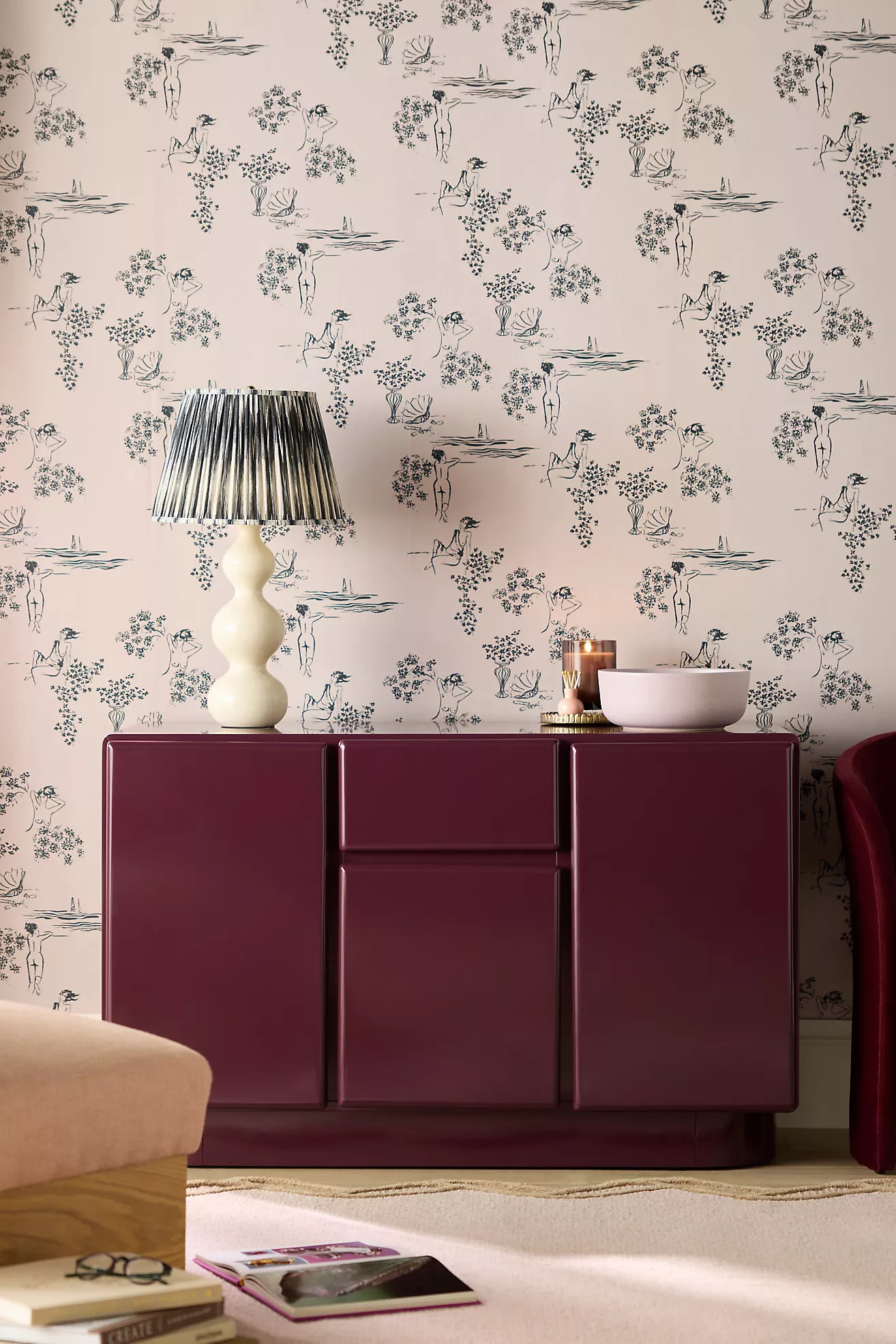 Wright Rectangular 48" Lacquer Sideboard | Anthropologie (US)