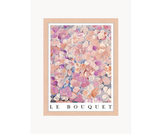 Impresión digital enmarcada Le Bouquet | Westwing EU