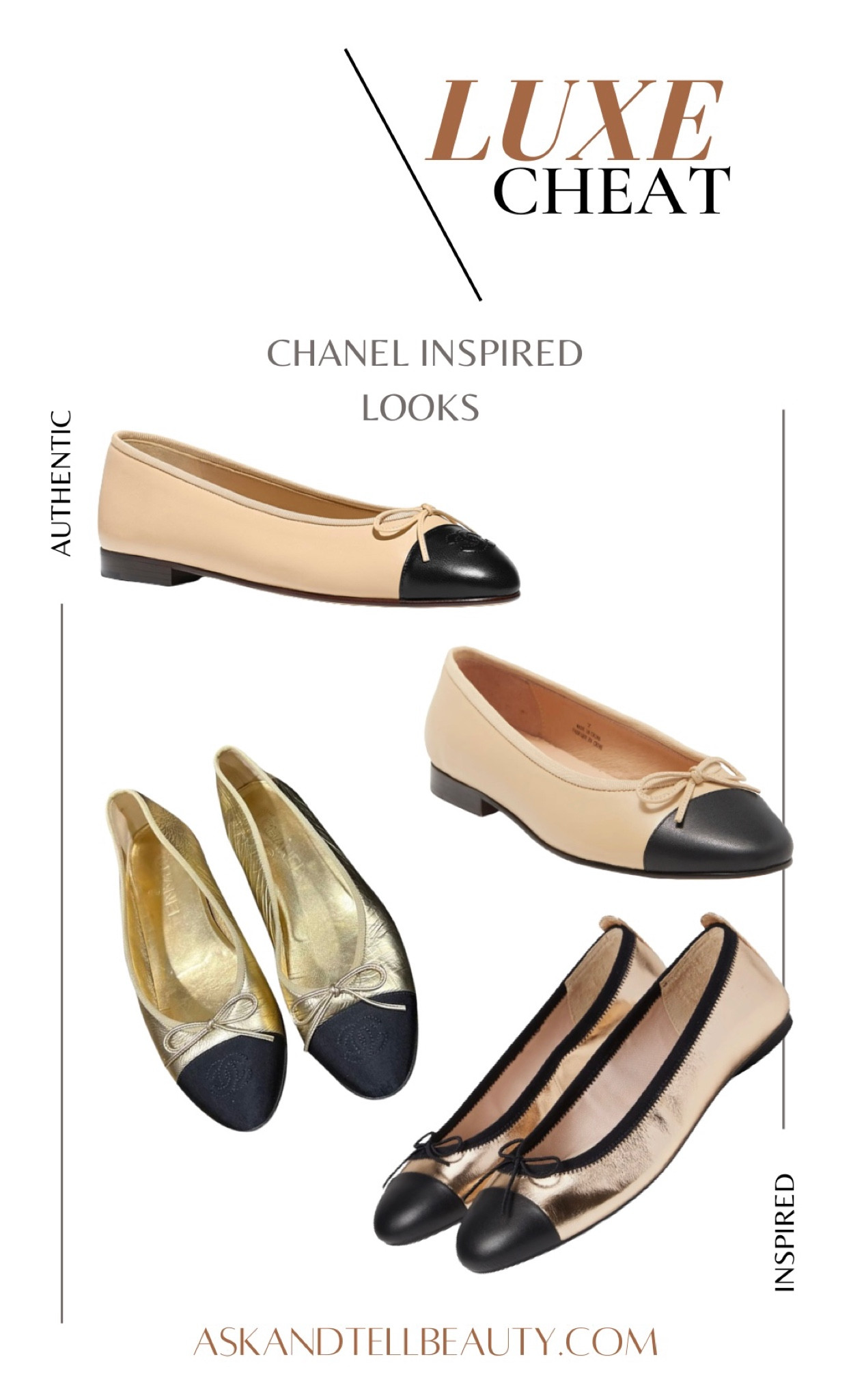 LUXE CHEAT // Chanel inspired ballet flats 

#LTKFind #LTKworkwear #LTKshoecrush