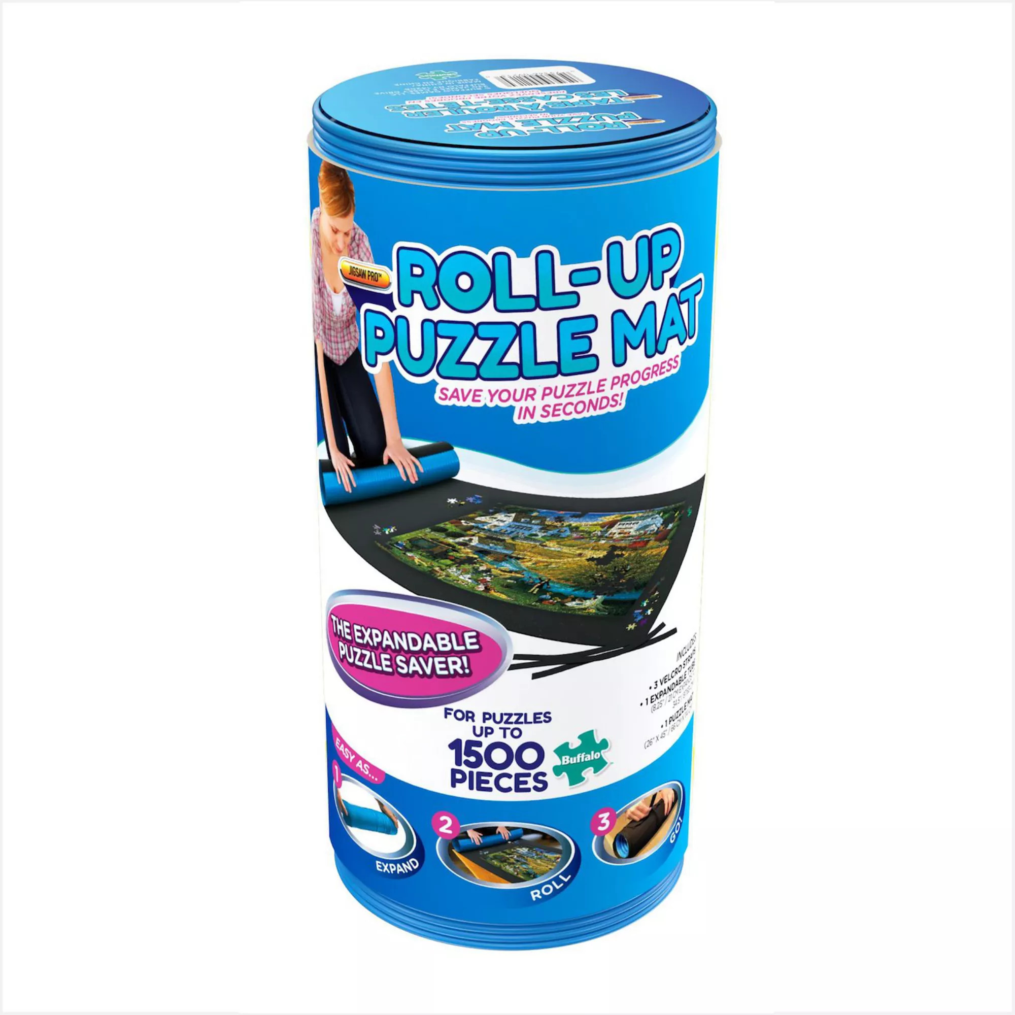 Roll-Up Puzzle Mat for Puzzles Up to 1500 Pieces | Kohl's