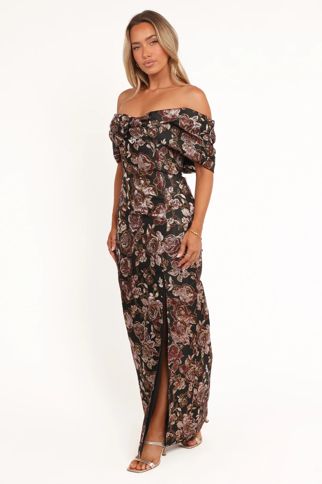 Lilia Maxi Dress - Black Floral | Petal & Pup (US)