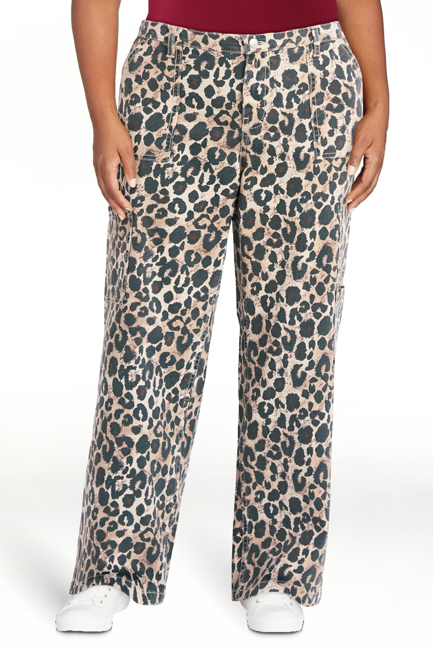 No Boundaries Wide Leg Cargo Pants, 31.5'' Inseam, Women's and Women's Plus Sizes XXS-4X | Walmart (US)