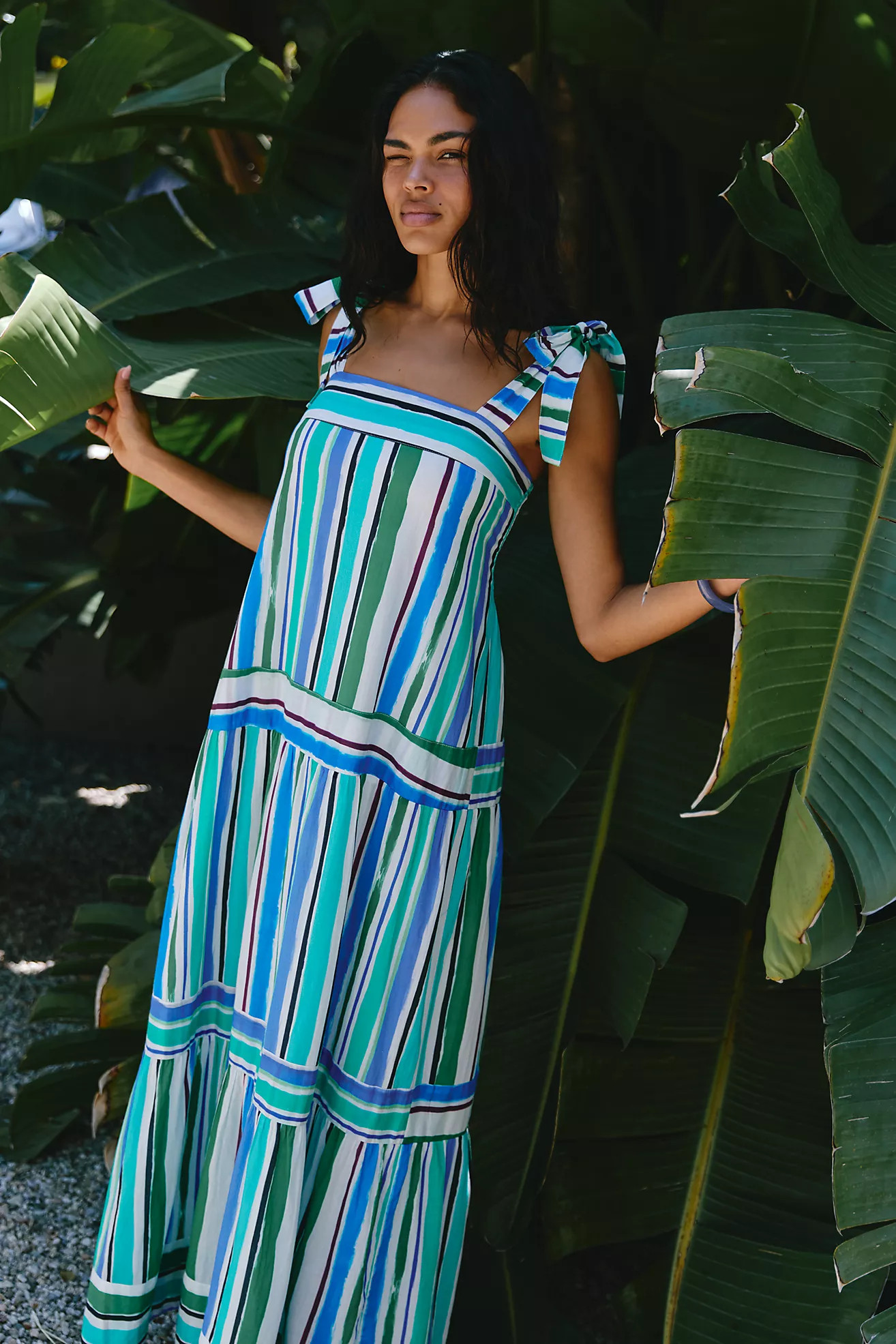 Ro's Garden Vail 100% Cotton Midi Dress | Anthropologie (US)