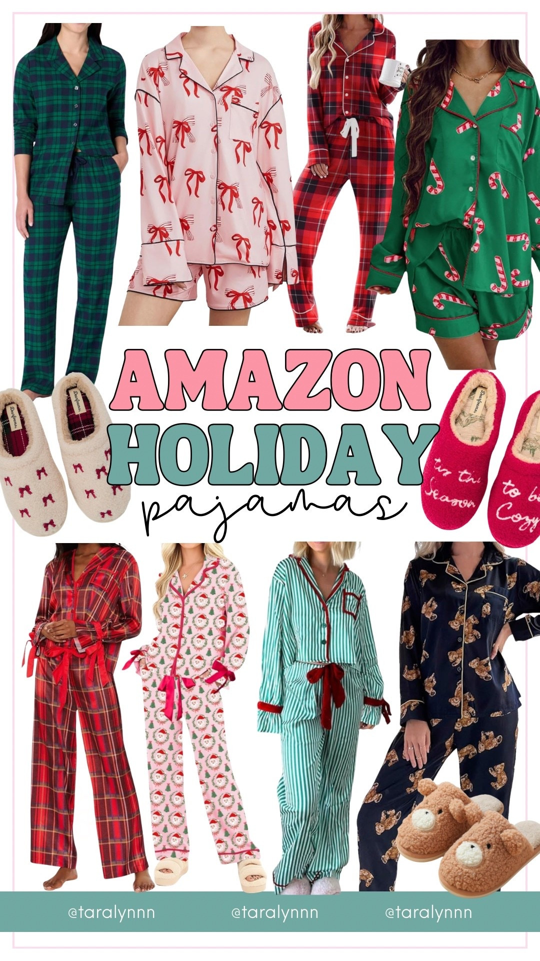 Amazon Holiday Pajamas 🎄❤️🎀

#amazon #amazonholiday #holidaypajamas #christmas #christmaspajamas #christmas #slippers #bows 

#LTKFindsUnder50 #LTKGiftGuide #LTKHoliday