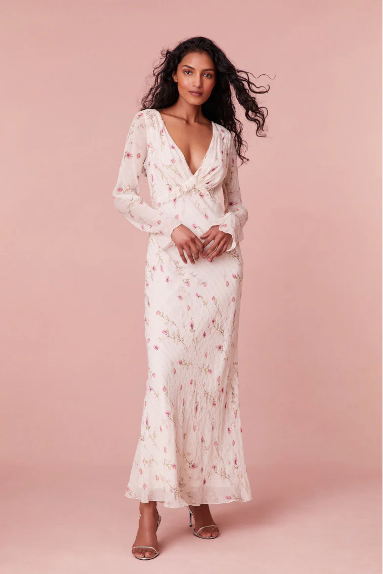 Dalila Dainty Floral Maxi Dress | LoveShackFancy