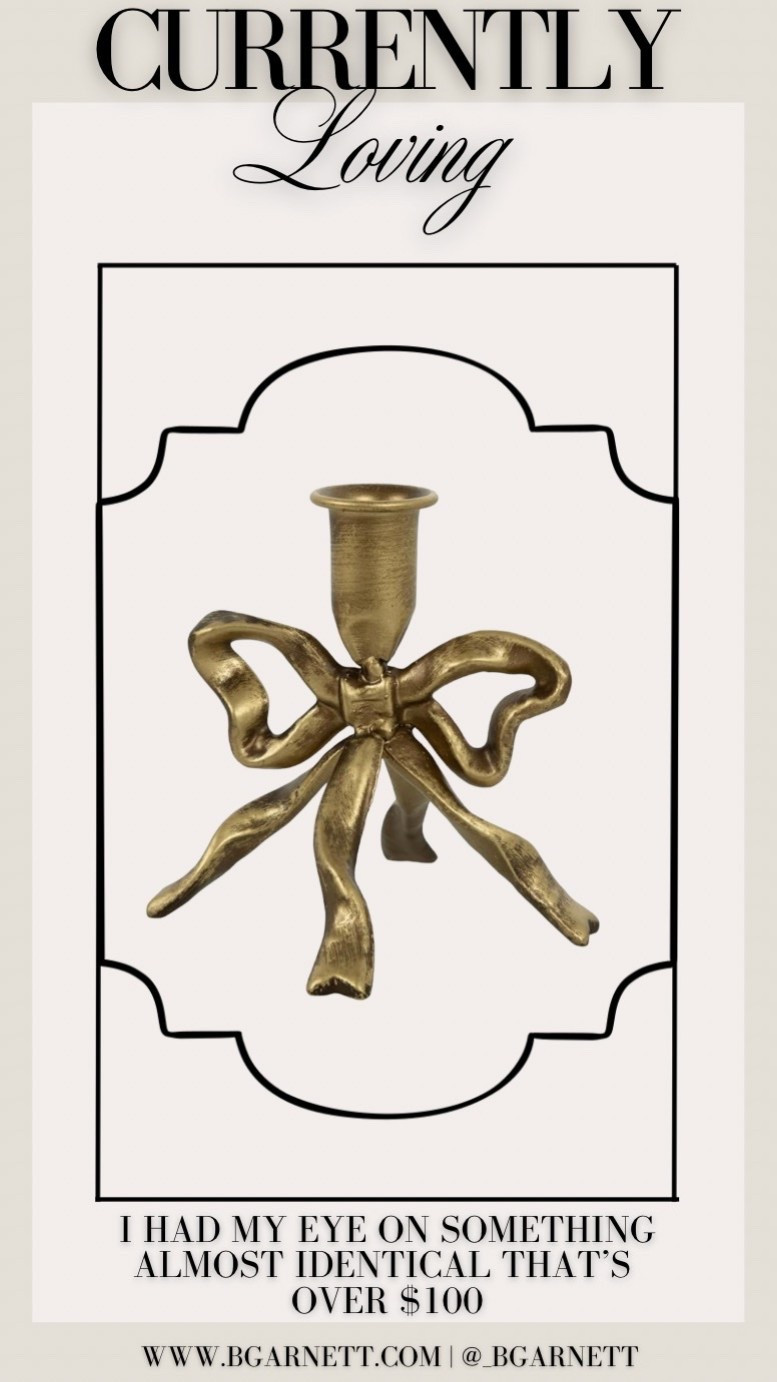 Brass bow taper candle holder of my dreams 

Hole decor | gift apartment | bows | hole decor

#LTKdayinmylife #LTKHome #LTKSaleAlert