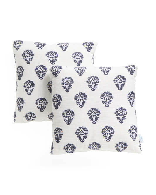 18x18 2pk Indoor Outdoor Print Pillow | TJ Maxx