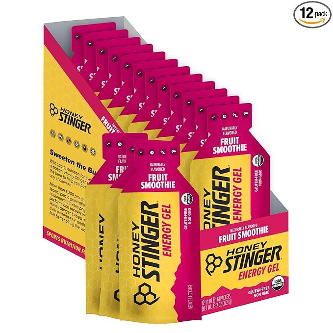 Honey Stinger Organic Fruit Smoothie Energy Gel, Gluten Free & Caffeine Free, for Exercise, Runni... | Amazon (US)