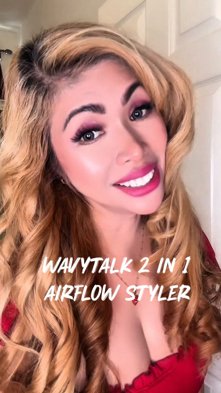 2 in 1 Airflow Styler for curling & straightening hair 🙌. Endless good hair days 🤩🙌🩷 @wavytalkofficial @wavytalkofficial #ad #wavytalk #wavytalkpartner #hair #hairstyles #hairstyle #haircurl #curlingiron