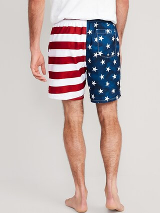 Printed Swim Trunks for Men --7-inch inseam | Old Navy (US)