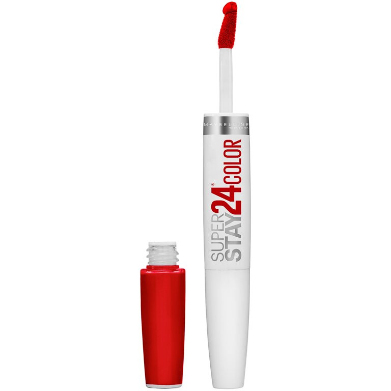 Maybelline Super Stay 24 2-Step Liquid Lipstick Makeup, Keep It Red, 1 kit - Walmart.com | Walmart (US)