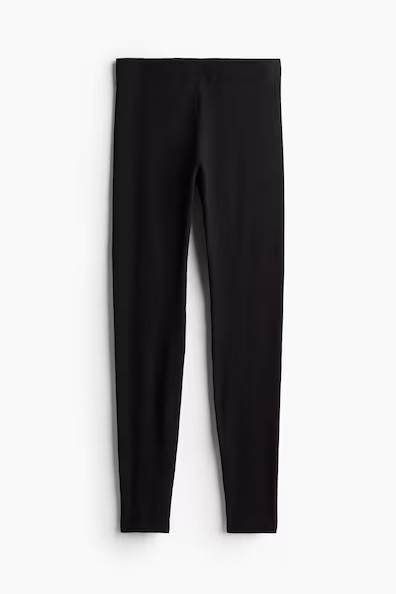 H & M - High Waist Leggings - Black | H&M (US + CA)
