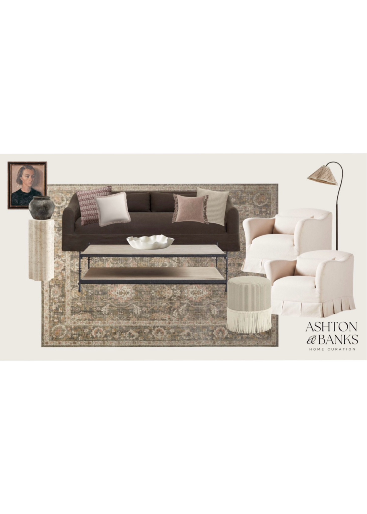 Inspiration to Interiors: Brown & Blush! I love the rich chocolate brown and soft pink colors in this one! Follow along on TikTok for more of this series! Follow @ashtonandbanks on IG for more design! 🤎🩰

#LTKHome