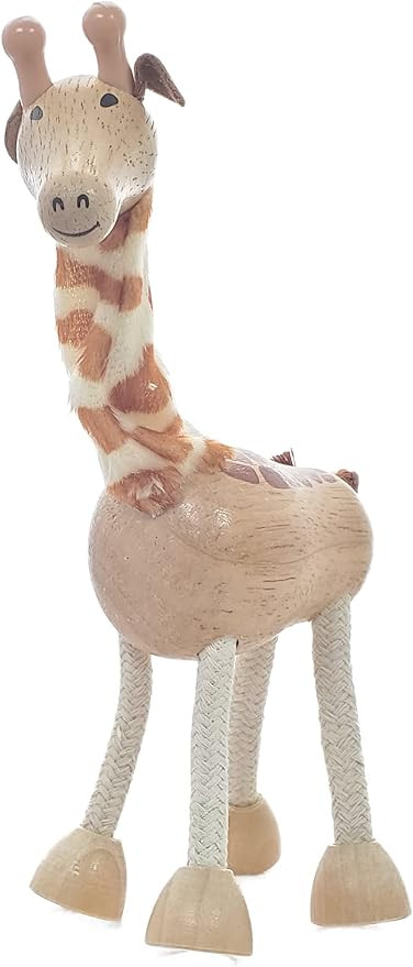 TEKOR Bendable Safari Wooden Animals (Set of 4) | Early Learning Montessori Toy for Toddlers & Ki... | Amazon (US)