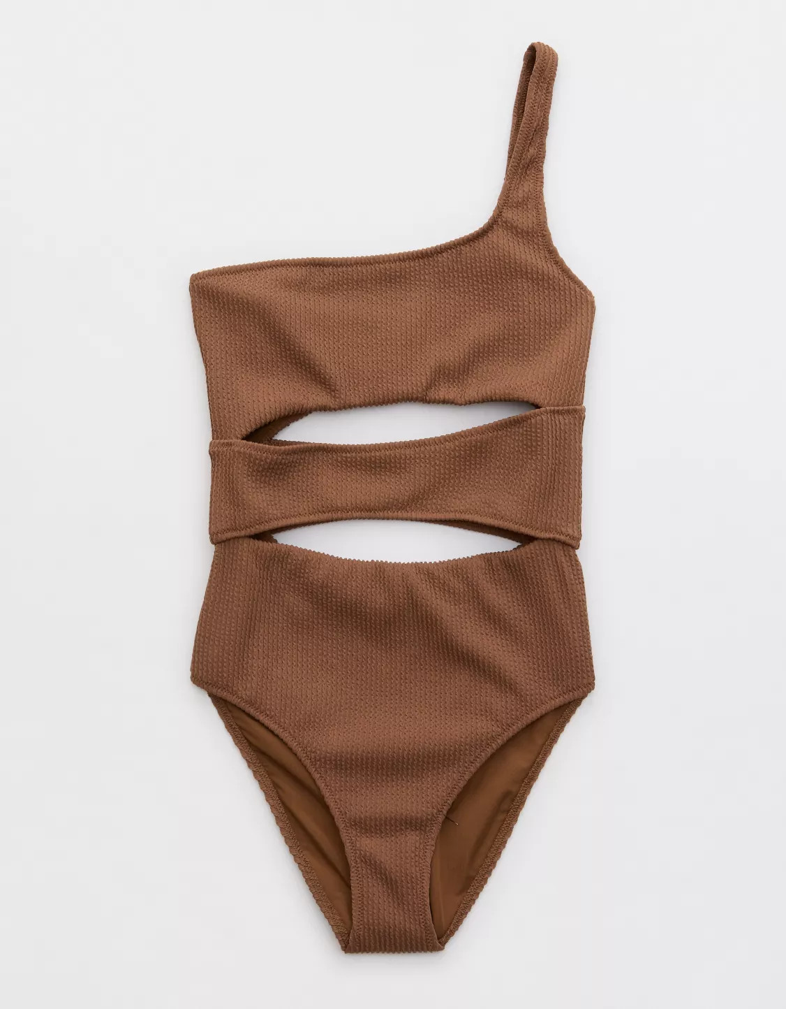 Aerie Crinkle Full Coverage One Piece Swimsuit | Aerie
