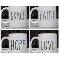 Rae Dunn Inspired Mug Word Decal Set of 4 | Etsy (US)