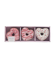 Set Of 3 Ceramic Heart Shaped Doughnuts | Valentine's Day | Marshalls | Marshalls