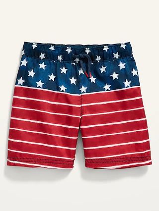 Americana-Print Swim Trunks for Toddler Boys | Old Navy (US)