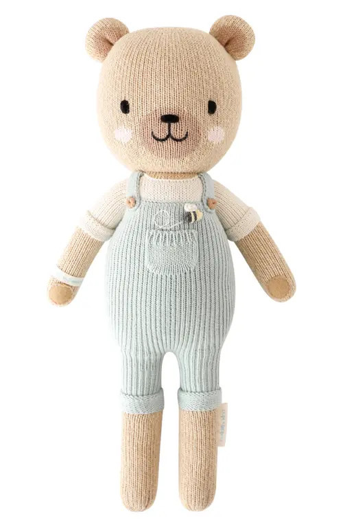 cuddle+kind Little Charlie the Honey Bear in Blue at Nordstrom | Nordstrom